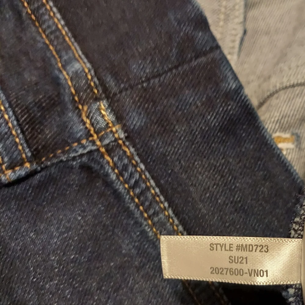 Madewell Jeans Size 30 Pull-On Skinny Wisteria Wash Dark Wash Women's Cotton